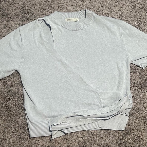 SIMKHAI Wrap Sweater Luxury Classic XS - Picture 9 of 9